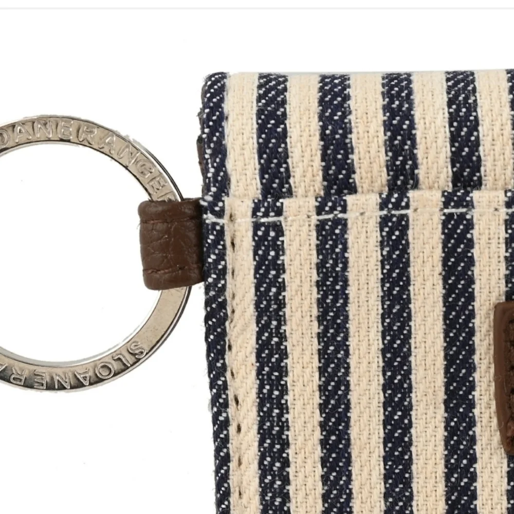 Sloane Ranger Striped Keychain Wallet - Picture 3 of 4